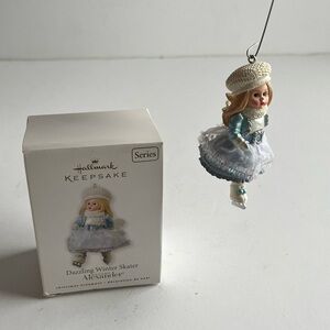 Hallmark Dazzling Winter Skater Ornament - Madame Alexander Keepsake